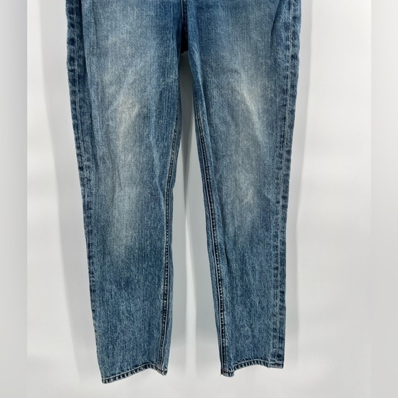 Rivet & Thread blue jeans straight leg size 25 button front - Picture 3 of 12